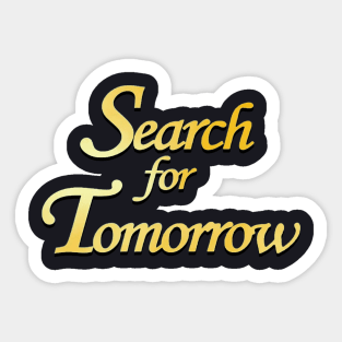 Search for Tomorrow TV Show Logo Sticker